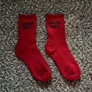 Red Gallery Dept Socks